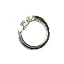 Nickle Plated 25mm Keyring Finding x1