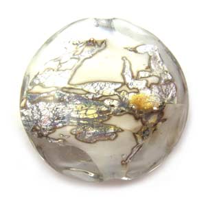 SOLD - Artisan Glass Lampwork Beads ~ Kunama Pendant ~ Ian Williams
