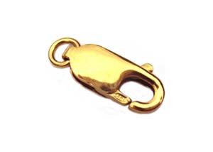 Gold Filled 14kt 4x10mm Lobster Claw Clasp x1