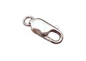 Sterling Silver 3x8mm Lobster Claw Clasp x1