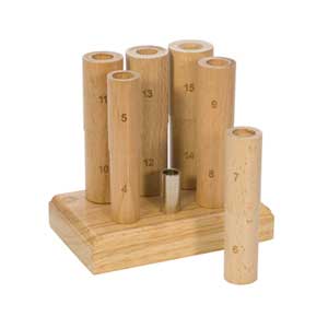 Eurotool Wooden Ring Mandrel Set Size US 4-15 (without holder stand)