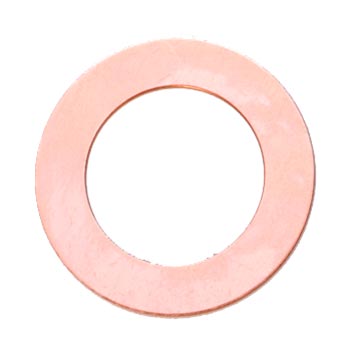 Copper Metal Stamping Blank, Washer (1 3/8 inch) 34mm, 24ga x1