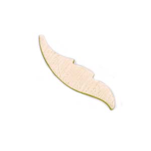 Brass Feather 24g Stamping Blank 1" - 24x6mm