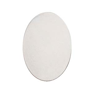 Silver Filled Oval 18x25mm 24g Stamping Blank x1