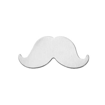 Nickel Silver Medium Moustache Mustache 31x14mm 24g Stamping Blank
