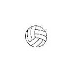Stamping Tool Designs - Volleyball (Whimsical Collection.12) Specialty Steel Punch Stamp (PRE-ORDER) 