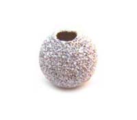 Stardust 6mm Beads ~ Silver Plated x10