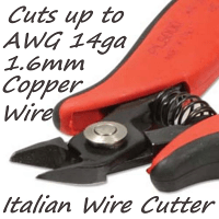 CLP Italian Ultra Flush Wire Cutter Pliers (cuts up to 14ga/1.6mm) - Jewellers Tools