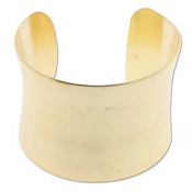 Brass Cuff Bracelet Blank Concave 2 inch 50mm High