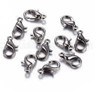 Lobster Claw Parrot Clasps Gunmetal Colour 12x6mm x25pc