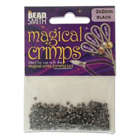 Gunmetal Magical Crimp Tube Beads Size 2x2mm by Beadsmith